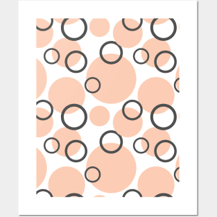 Circle Seamless Pattern 048#001 Posters and Art